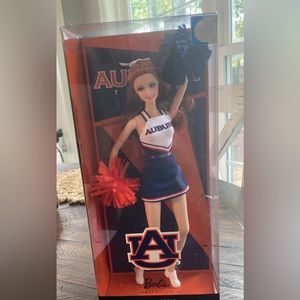 Barbie Auburn cheerleader. Collectors item. Never taken out of box